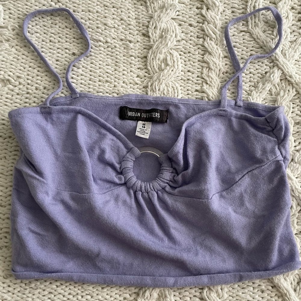 UO Purple crop top